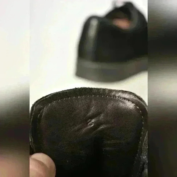 LANVIN Black Suede Calfskin DBB1 Captoe Sneaker 9US Italy - Picture 7 of 7